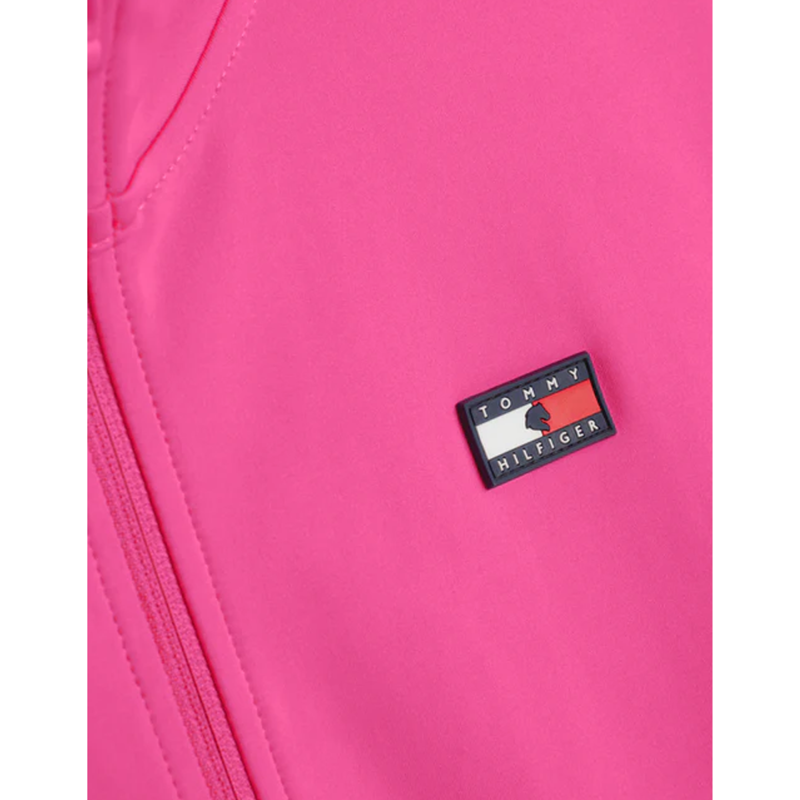 Tommy Hilfiger Women's Performance Colourblock Zip Up Jacket - Hot Magenta-4