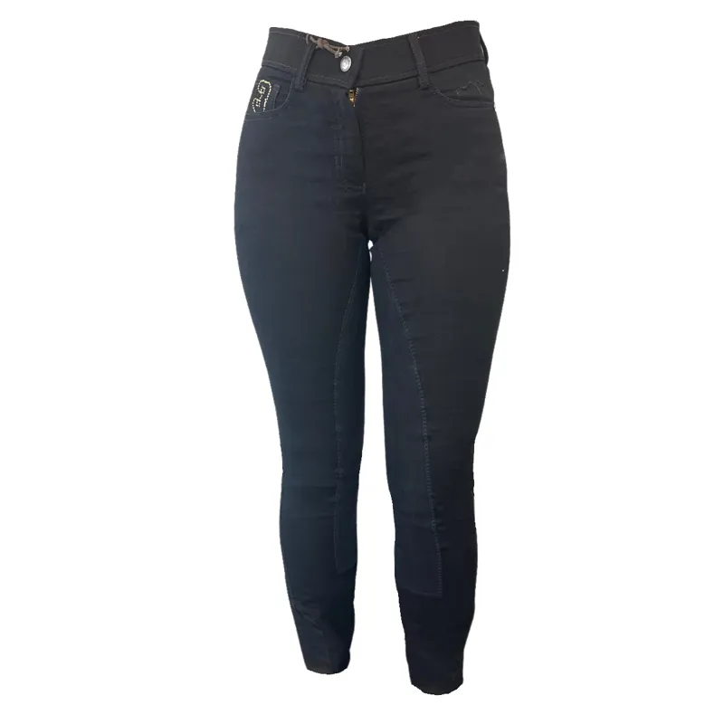 HV Polo Kate Denim Full Seat Ladies Breeches - Navy