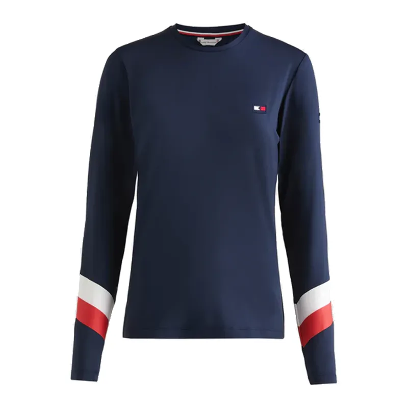 Tommy Hilfiger Women's Eco Performance Long Sleeve T-Shirt - Desert Sky