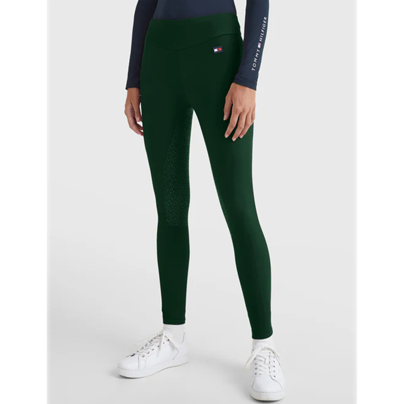 Tommy Hilfiger Full Grip Thermo Leggings - Hunter Green-2