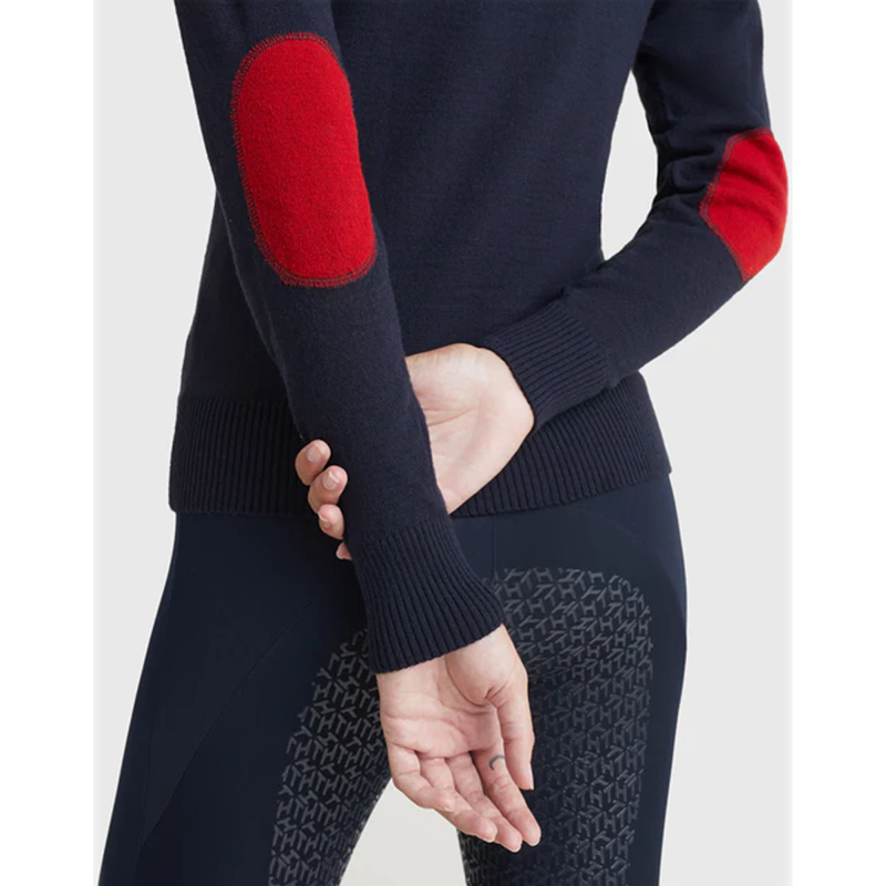 Tommy Hilfiger Women's V Neck Pullover - Desert Sky-1