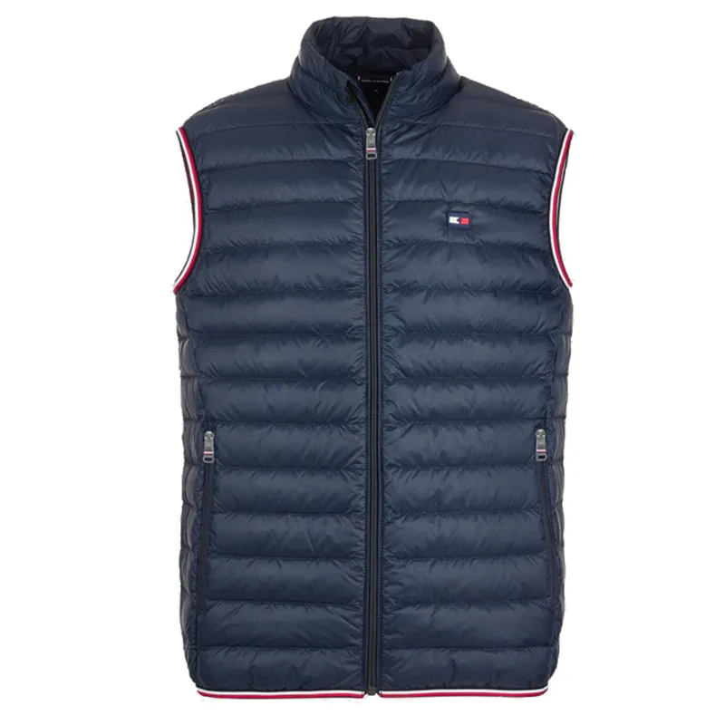 Tommy Hilfiger Men's Light Re-Down Gilet- Desert Sky