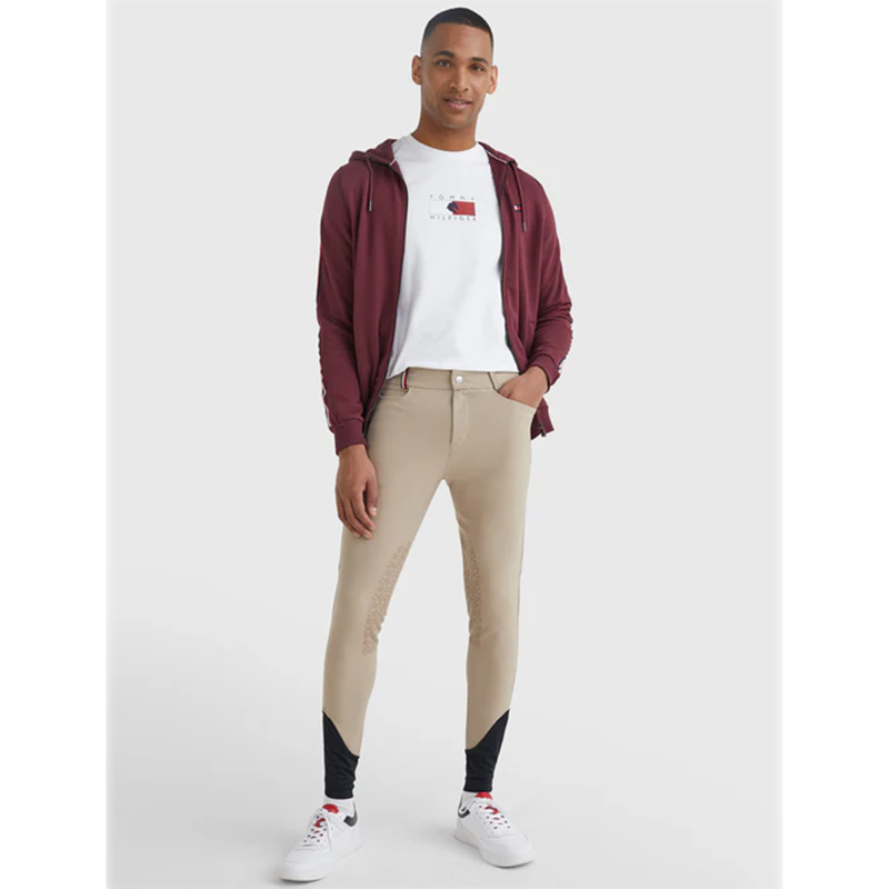 Tommy Hilfiger Men's Knee Grip Breeches Classic Style - Beige-3