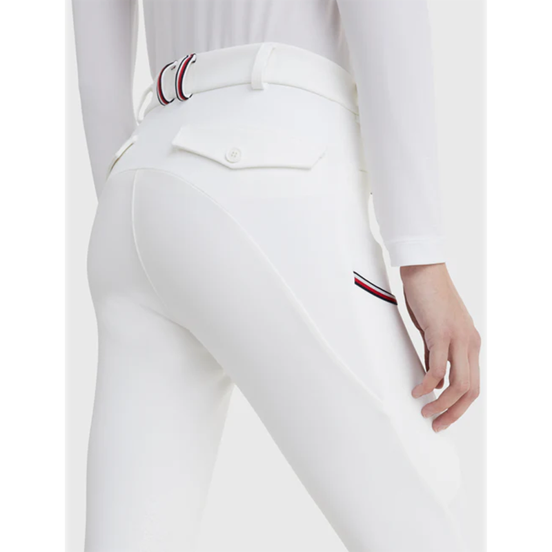 Tommy Hilfiger Knee Grip Performance Breeches - Optic White-1