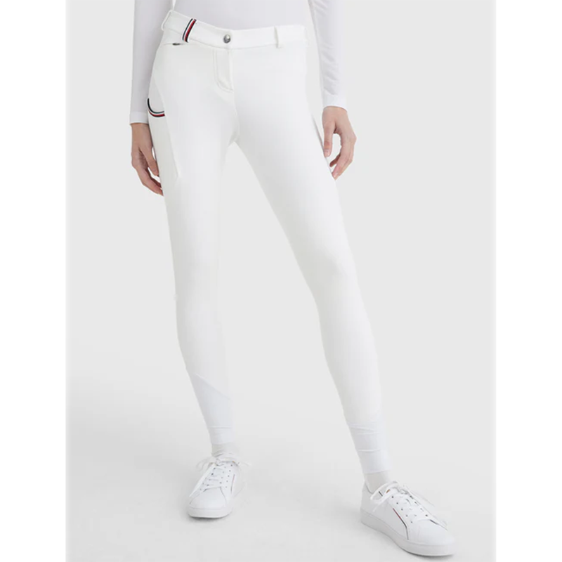 Tommy Hilfiger Knee Grip Performance Breeches - Optic White-2