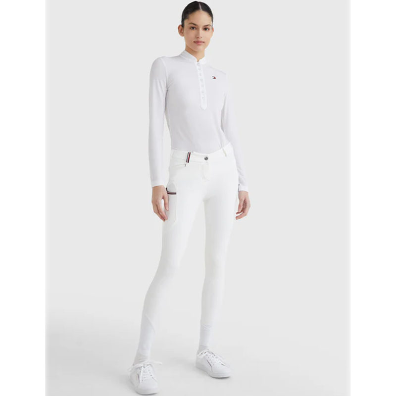Tommy Hilfiger Knee Grip Performance Breeches - Optic White-3