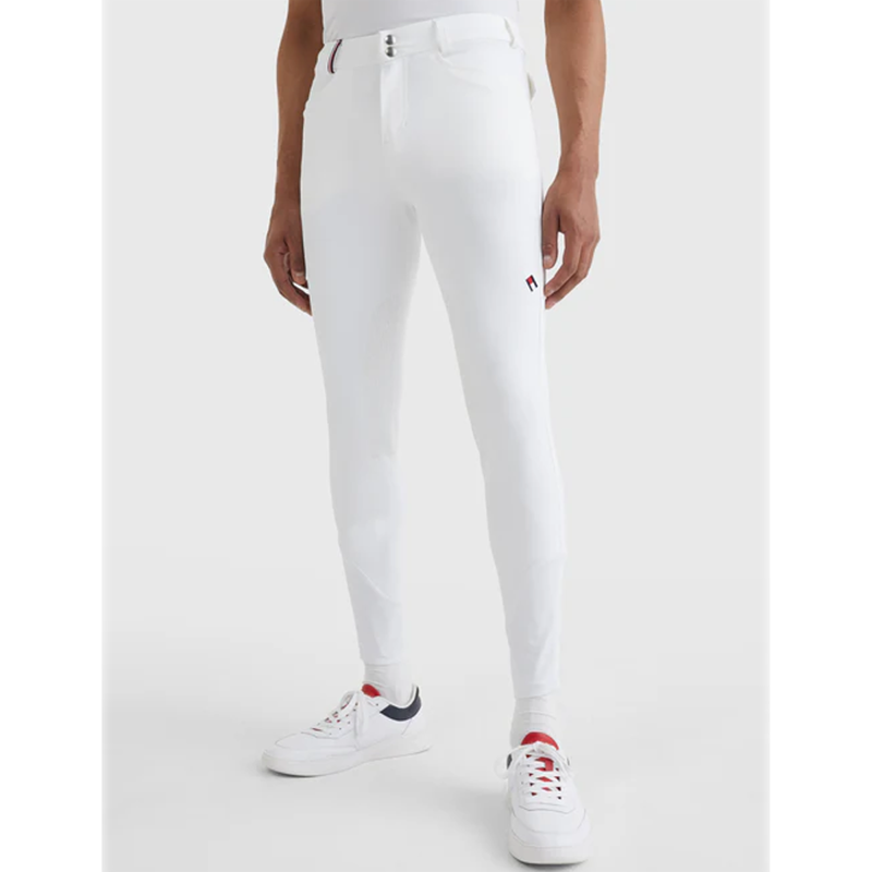 Tommy Hilfiger Men's Knee Grip Performance Breeches - Optic White-2