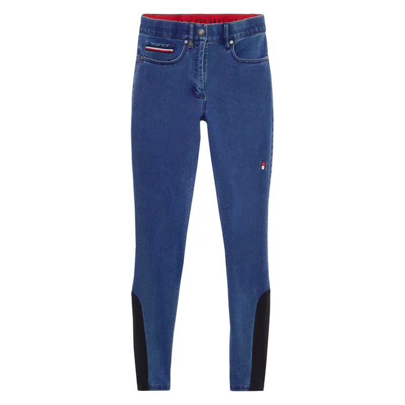 Tommy Hilfiger Women's Queens Denim Knee Grip Breeches - Heritage