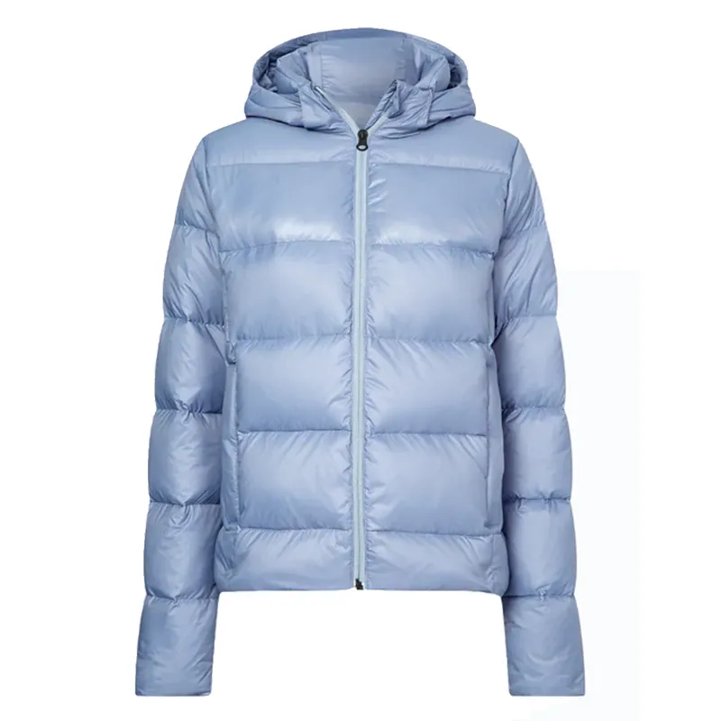 Tommy Hilfiger Women's Hooded Down Jacket - Moonstone