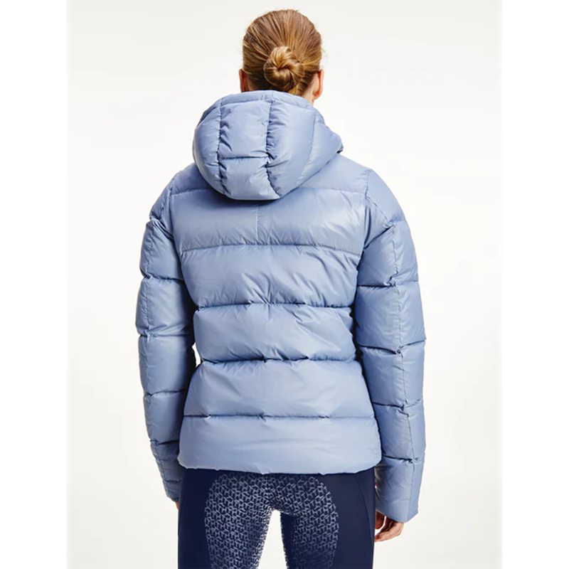 Tommy Hilfiger Women's Hooded Down Jacket - Moonstone-4