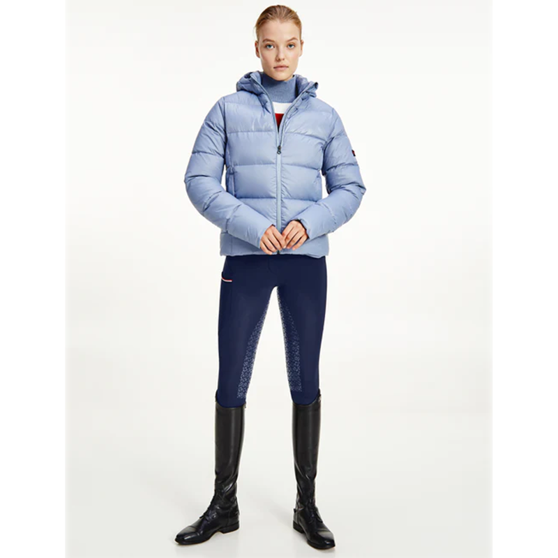 Tommy Hilfiger Women's Hooded Down Jacket - Moonstone-5