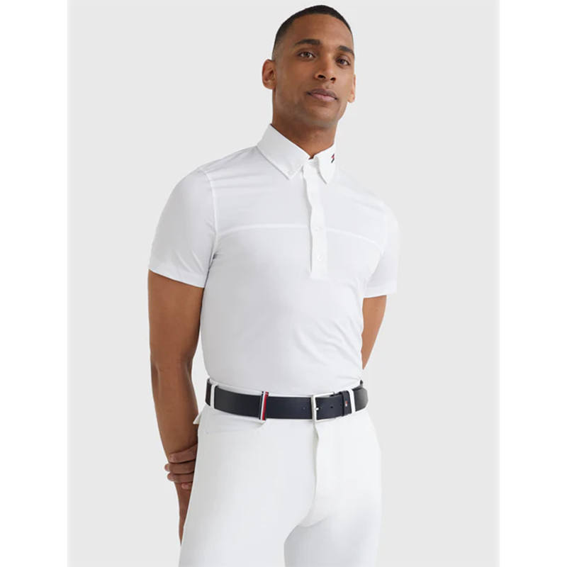 Tommy Hilfiger Men's Short Sleeve Show Shirt - Optic White-2