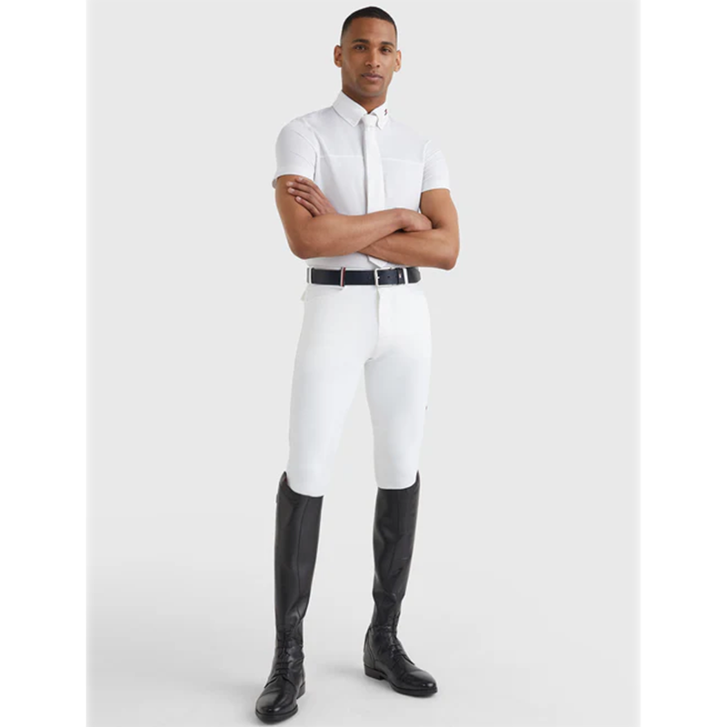 Tommy Hilfiger Men's Short Sleeve Show Shirt - Optic White-3