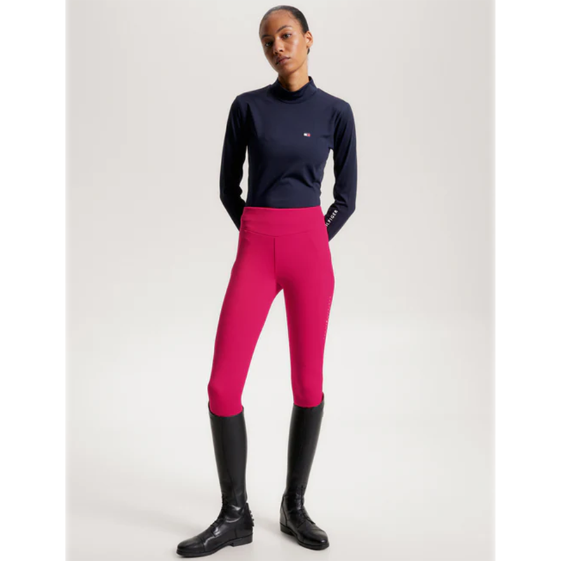 Tommy Hilfiger High Neck Long Sleeve Base Layer - Desert Sky -4