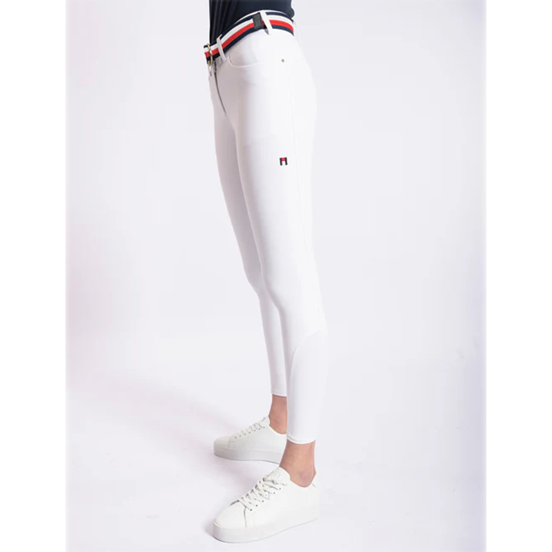 Tommy Hilfiger Geneva Knee Grip All Year Breeches - Optic White-1