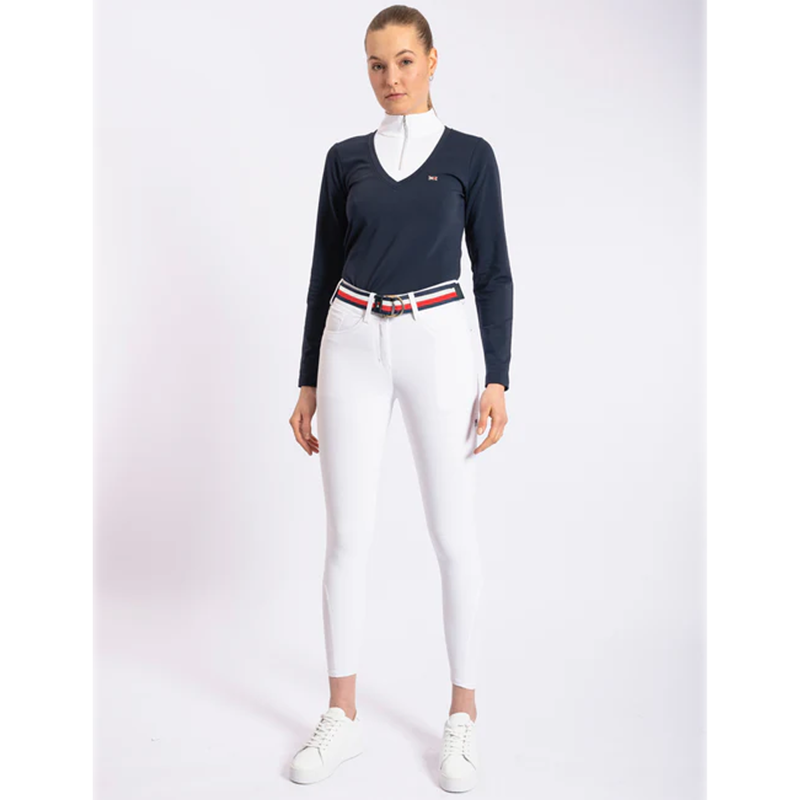 Tommy Hilfiger Geneva Knee Grip All Year Breeches - Optic White-3