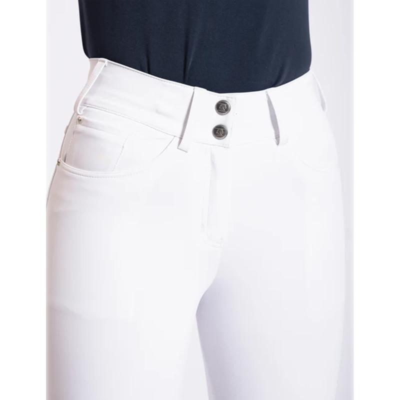 Tommy Hilfiger Geneva Knee Grip All Year Breeches - Optic White-4