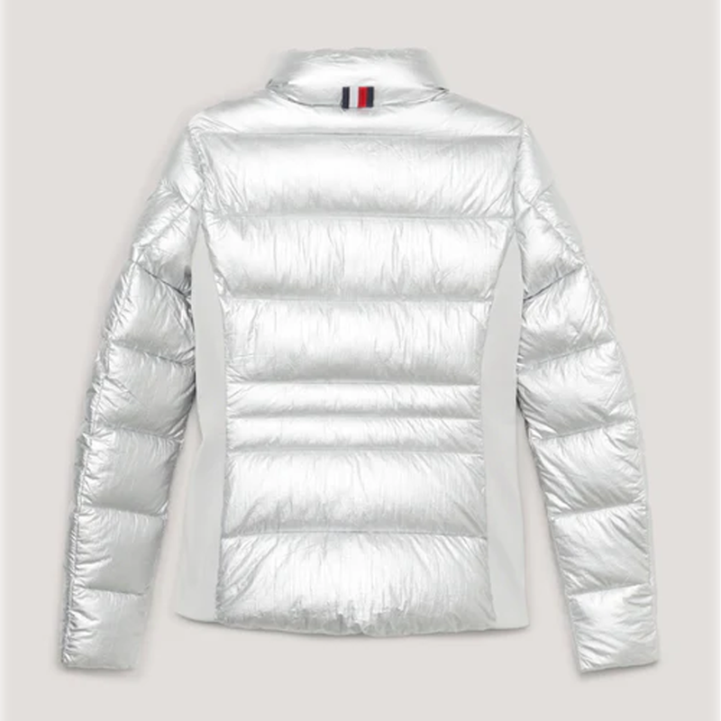 Tommy Hilfiger Women's Puffer Jacket - Silver-1