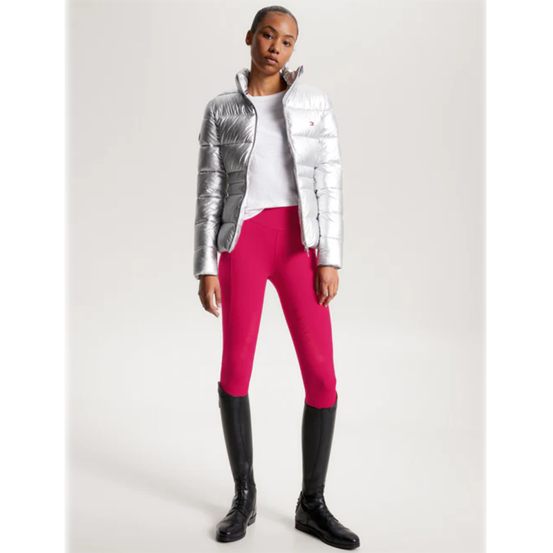 Tommy Hilfiger Women's Puffer Jacket - Silver-6