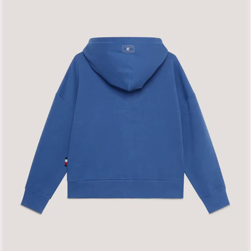 Tommy Hilfiger Paris Oversized Studded Logo Hoodie - Indigo Blue-1