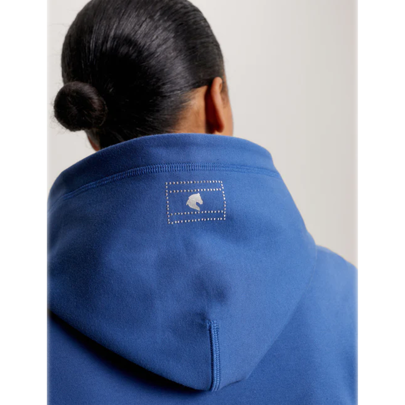 Tommy Hilfiger Paris Oversized Studded Logo Hoodie - Indigo Blue-4