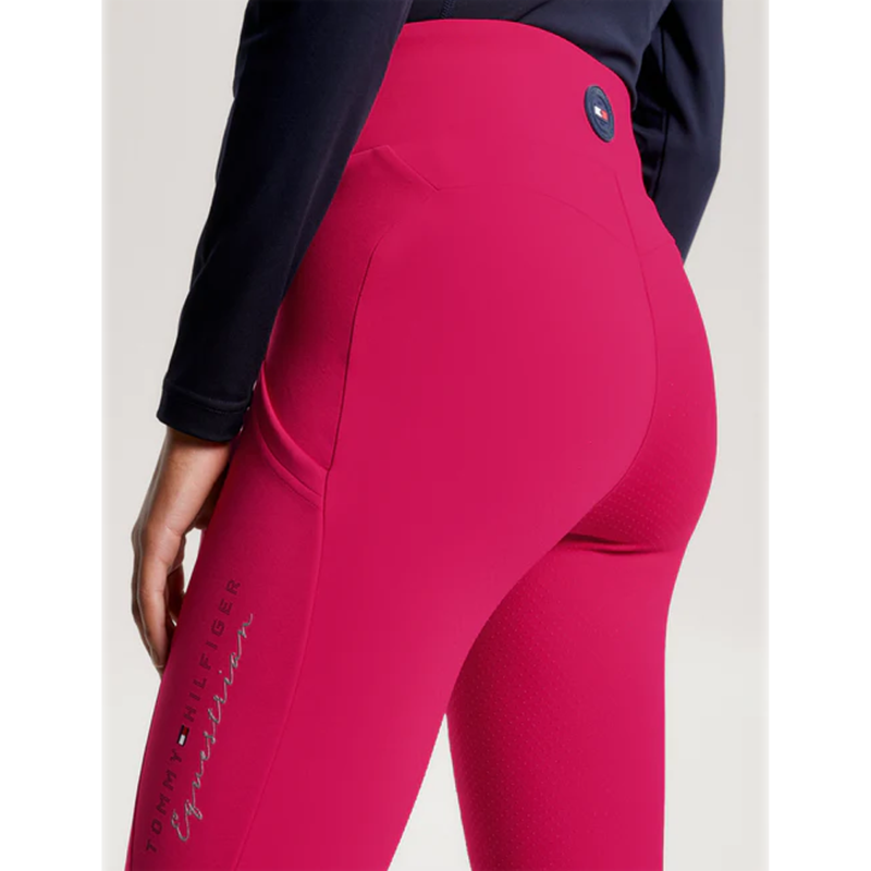Tommy Hilfiger Monaco Winter Leggings Full Grip - Cherry-3