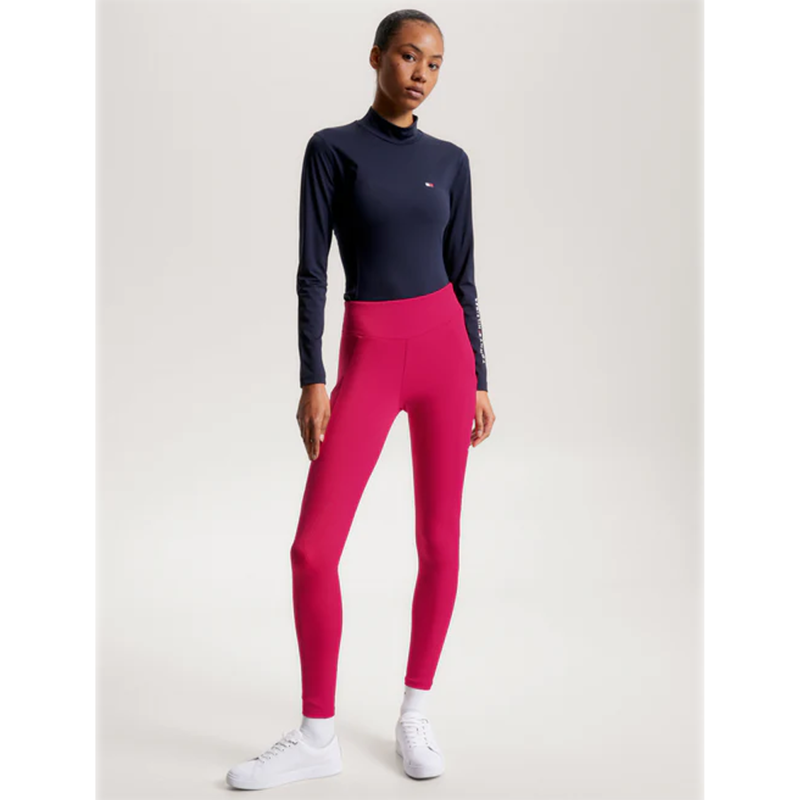 Tommy Hilfiger Monaco Winter Leggings Full Grip - Cherry-5
