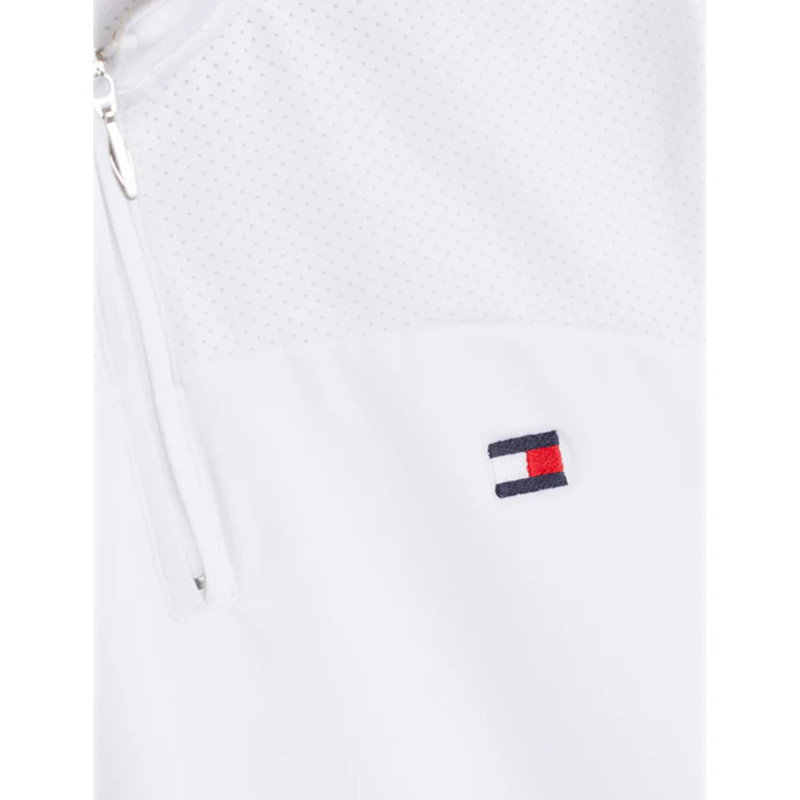 Tommy Hilfiger Fresh Air Performance Short Sleeve Show Shirt - Optic White-2