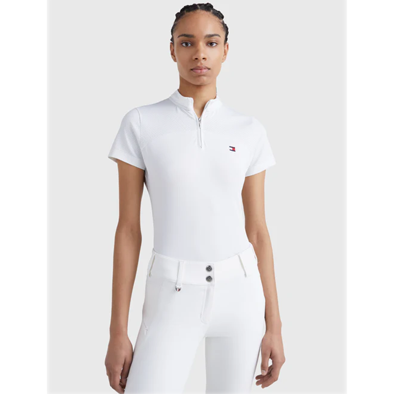 Tommy Hilfiger Fresh Air Performance Short Sleeve Show Shirt - Optic White-4