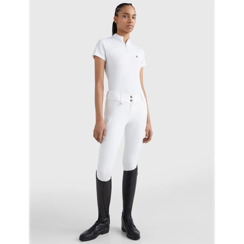 Tommy Hilfiger Fresh Air Performance Short Sleeve Show Shirt - Optic White-5