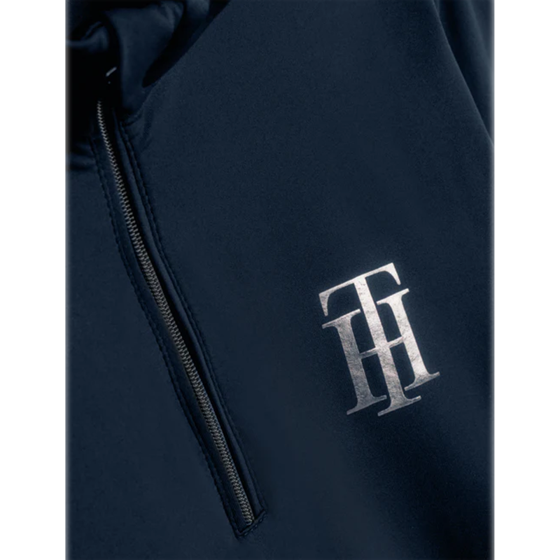 Tommy Hilfiger Performance Half Zip Long Sleeve T-Shirt - Desert Sky-2