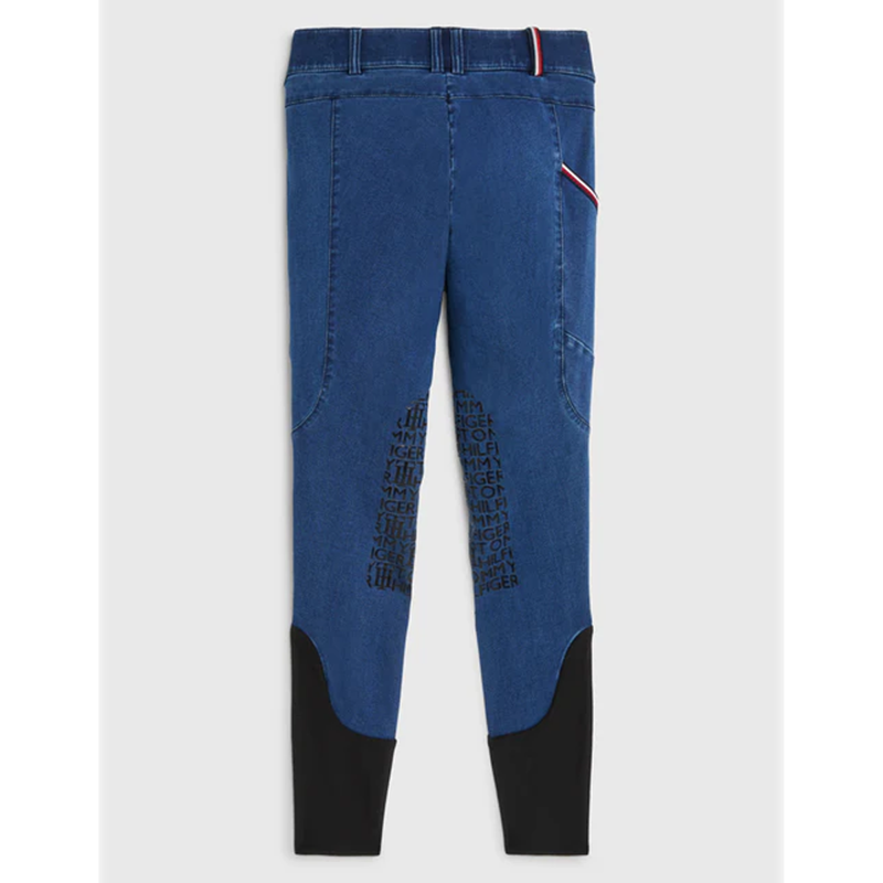 Tommy Hilfiger Knee Grip Denim Style Breeches - Ocean-1