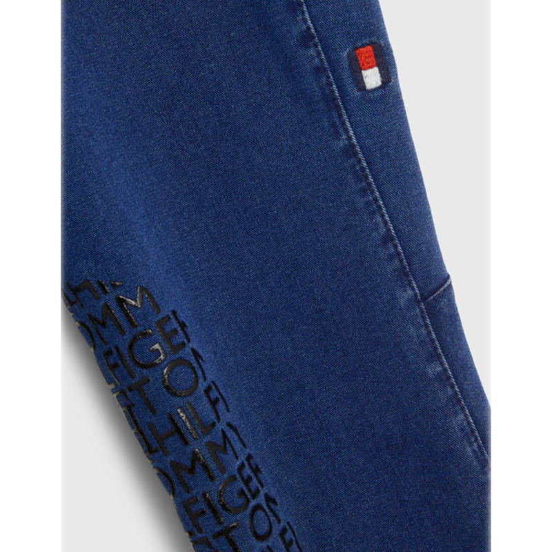 Tommy Hilfiger Knee Grip Denim Style Breeches - Ocean-2