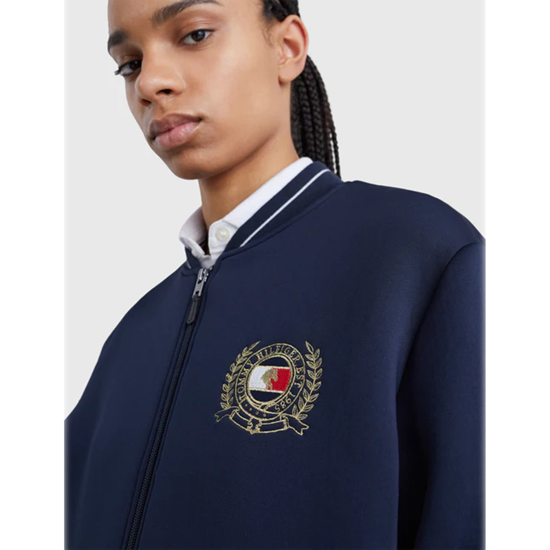 Tommy Hilfiger Crest Bomber Jacket - Desert Sky-4