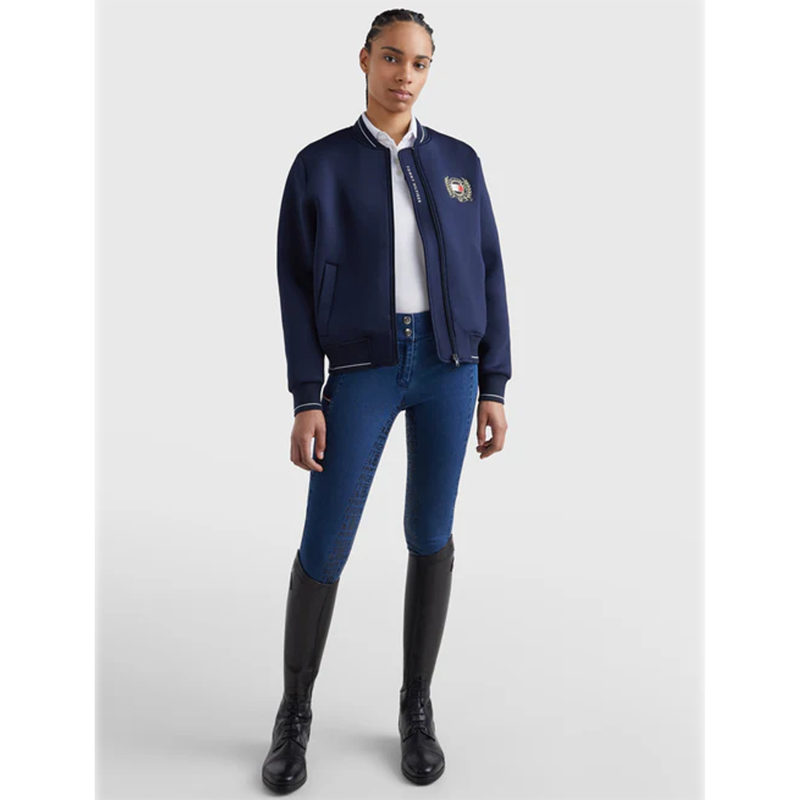 Tommy Hilfiger Crest Bomber Jacket - Desert Sky-6