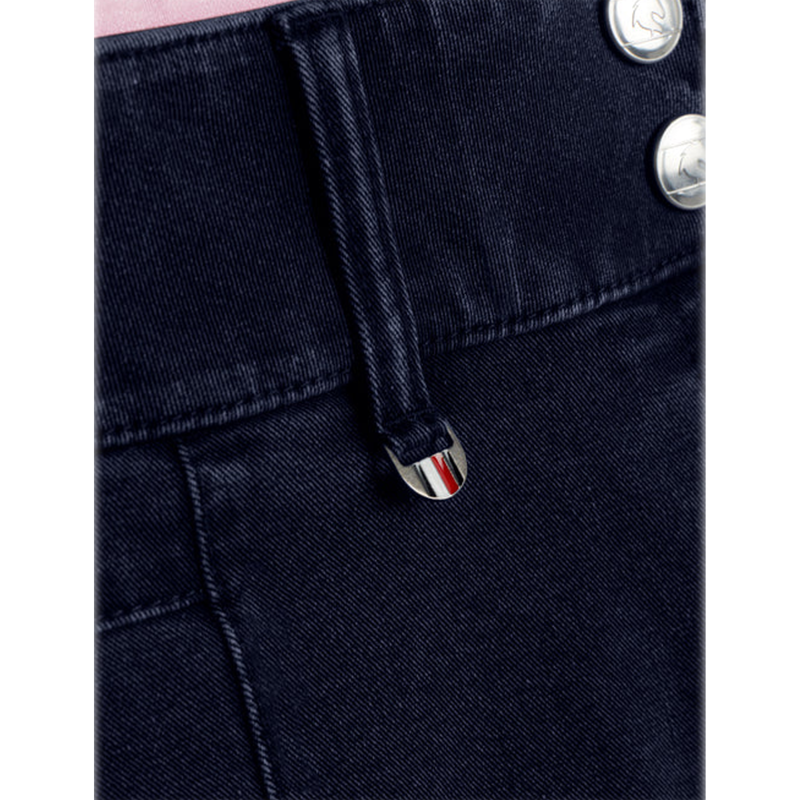 Tommy Hilfiger Full Seat Denim Style Breeches - Indigo Blue-2
