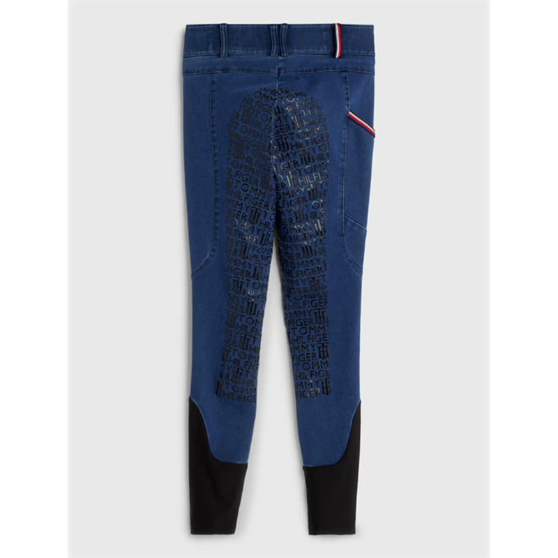 Tommy Hilfiger Full Seat Denim Style Breeches - Ocean-1