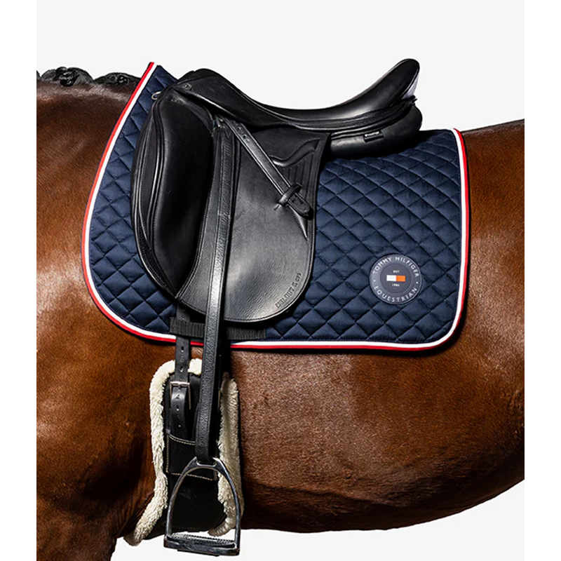 Tommy Hilfiger Global Waffle Dressage Pad - Desert Sky-3