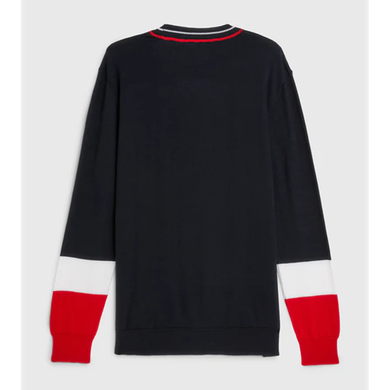 Tommy Hilfiger Men's Colorblock Summer Knit Sweater - Desert Sky-1