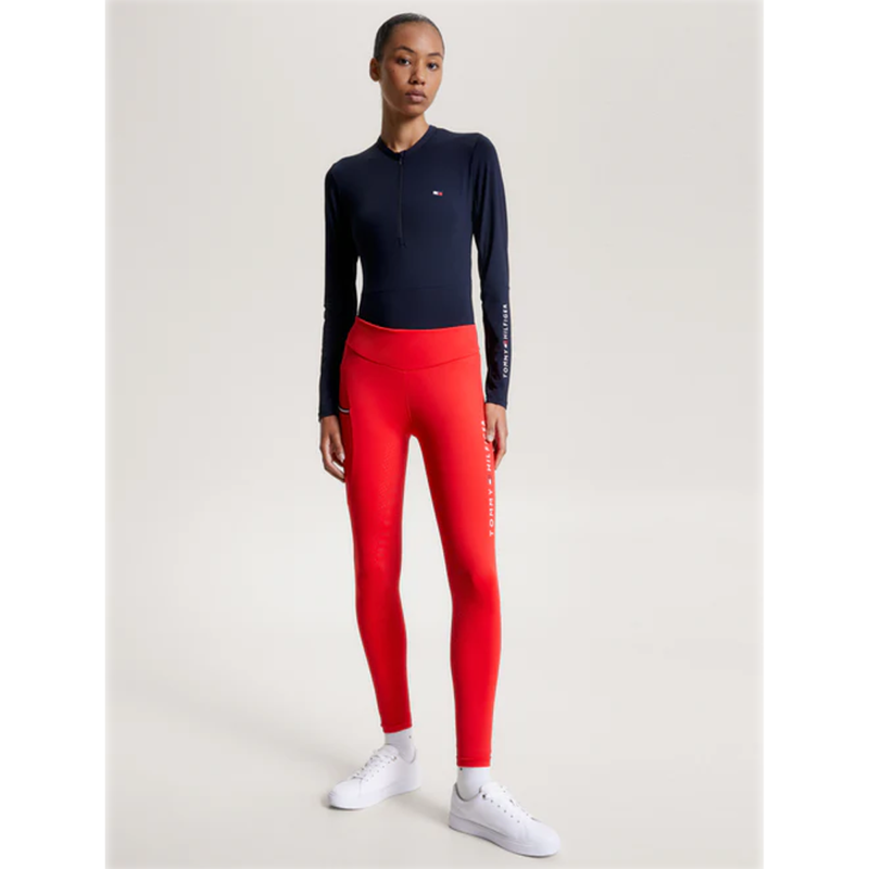 Tommy Hilfiger Elmira All-Year Full Grip Leggings - Fierce Red-2