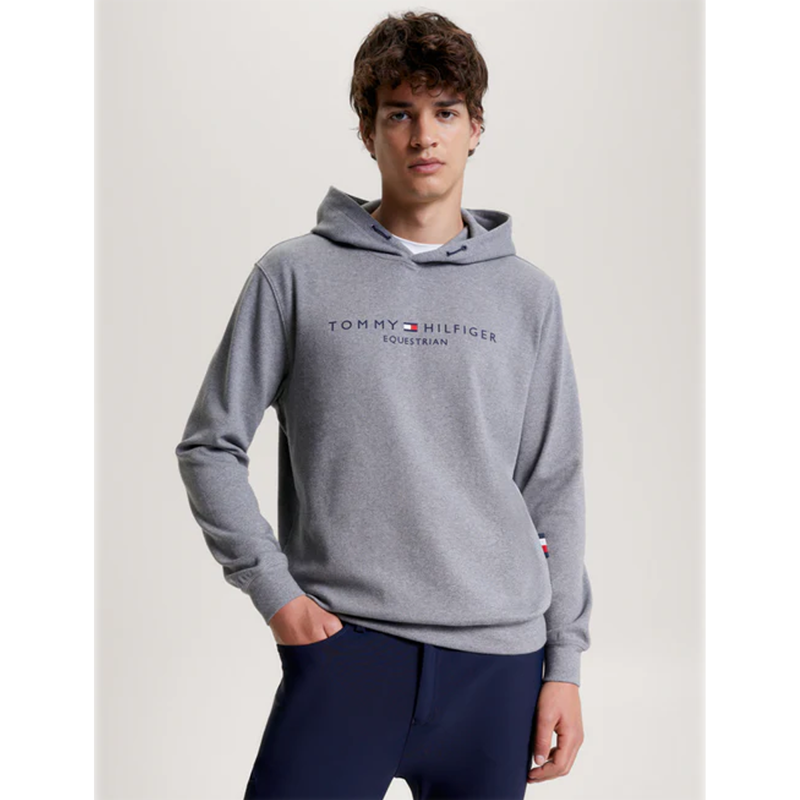 Tommy Hilfiger Men's Williamsburg Graphic Hoodie - Grey Melange-4