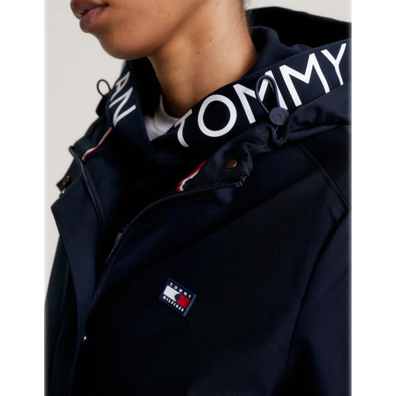 Tommy Hilfiger Washington Long Rain Jacket - Desert Sky-3