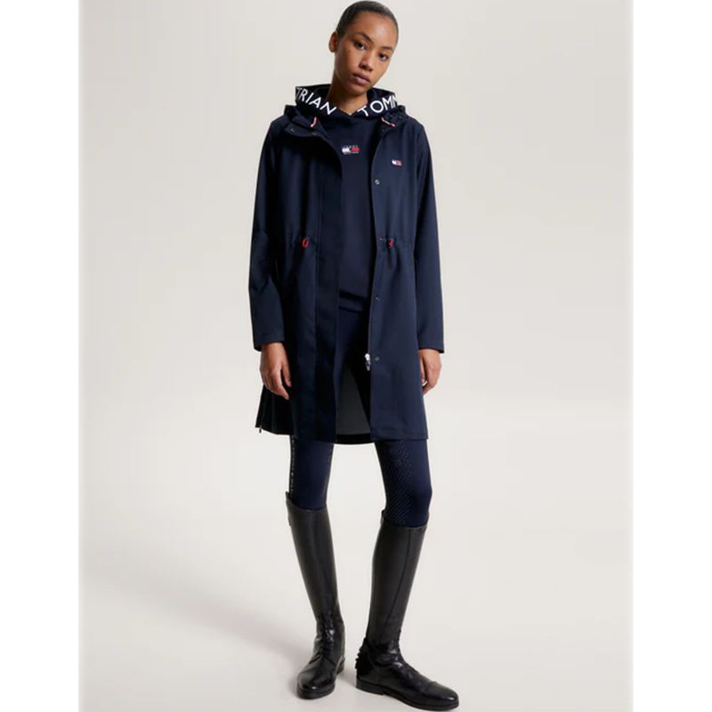 Tommy Hilfiger Washington Long Rain Jacket - Desert Sky-5