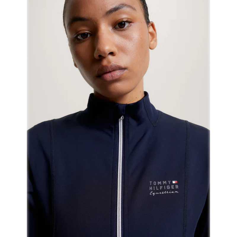 Tommy Hilfiger Atlanta Fitted Training Jacket - Desert Sky-2
