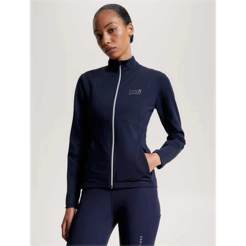 Tommy Hilfiger Atlanta Fitted Training Jacket - Desert Sky-4