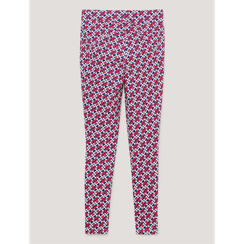 Tommy Hilfiger Elmira Monogram Full Grip Leggings - Multi-1