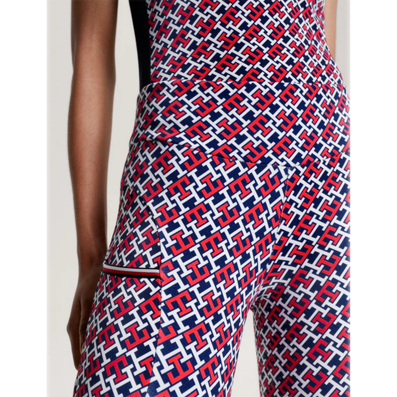 Tommy Hilfiger Elmira Monogram Full Grip Leggings - Multi-3