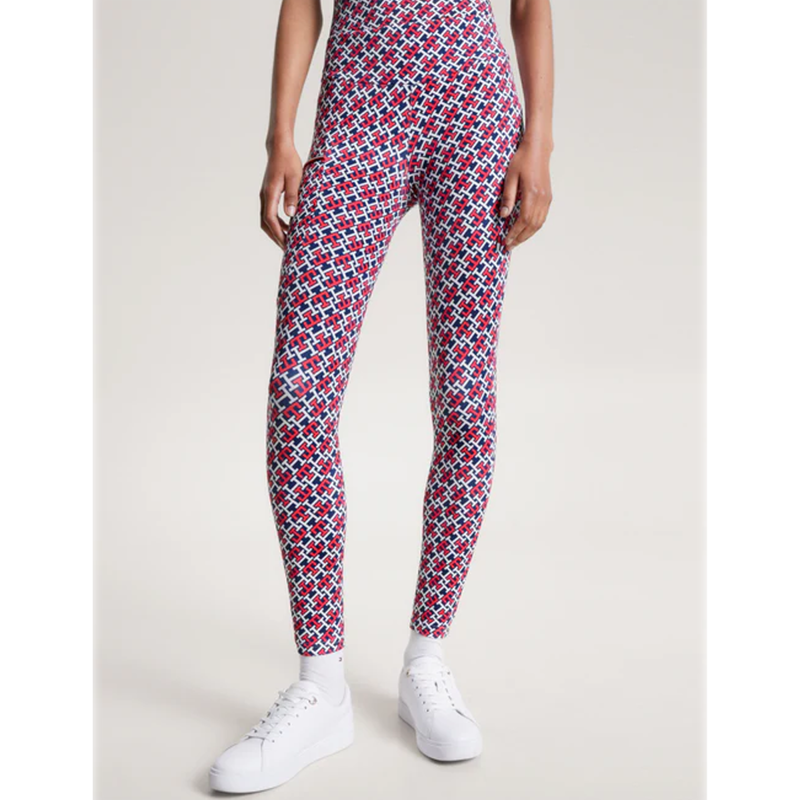 Tommy Hilfiger Elmira Monogram Full Grip Leggings - Multi-4