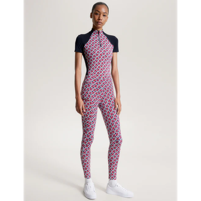 Tommy Hilfiger Elmira Monogram Full Grip Leggings - Multi-5
