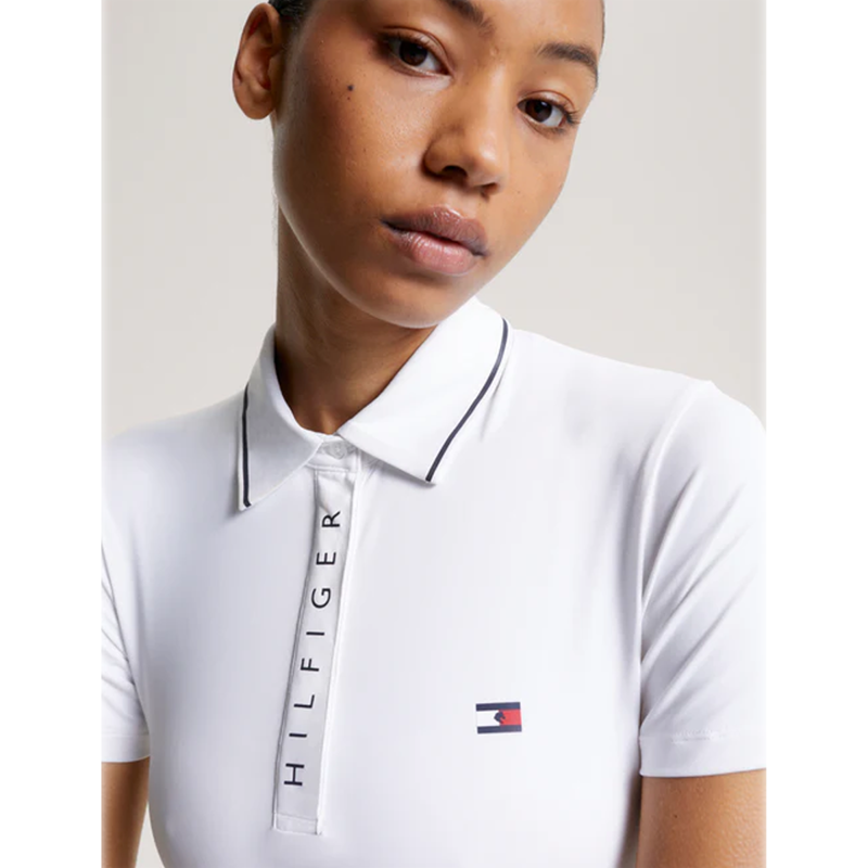 Tommy Hilfiger Women's Performance Polo Shirt - Optic White-3